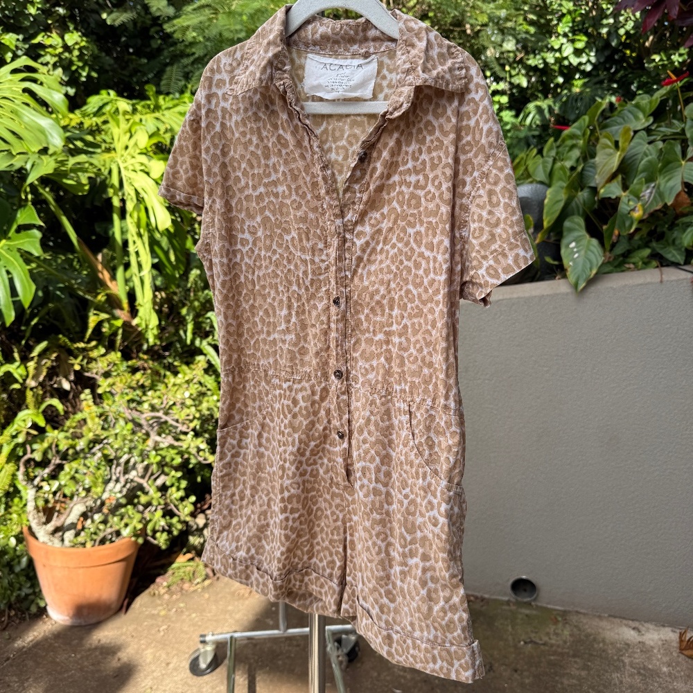 ACACIA KIDS JUMPSUIT - LEOPARD - SIZE XXL